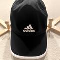 Adidas Accessories | Black/White Adidas Hat Super Light Hat With Velcro Strap. | Color: Black/White | Size: Os