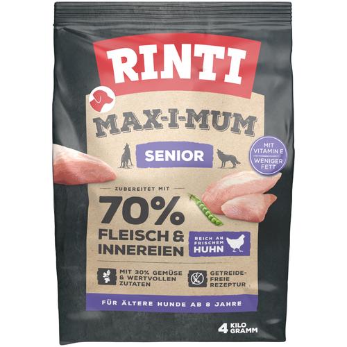 2x4kg Senior Huhn RINTI Max-i-mum Hundefutter trocken