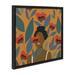 Corrigan Studio® Sylvie Smell The Roses Framed Canvas By Oris Eddu 22X22 Black Canvas in Blue/Brown/Green | 22 H x 22 W x 1.62 D in | Wayfair