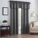 Eclipse Canova Polyester Blend Light Filtering Curtain Panel in Black | 84 H in | Wayfair 10299042X084CHR