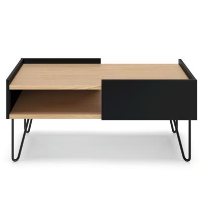 TemaHome »Nina« Couchtisch Schwarz 100x45x53 cm