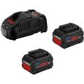 Bosch - 2 batterie PROCORE18V 5.5AH + caricabatterie gal 1880 cv - 1600A0214C