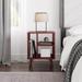 Boyd Sleep Warwick Mid-Century Modern 3-Shelf Nightstand