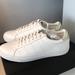 J. Crew Shoes | Nib J Crew White And Gold Sneakers | Color: Gold/White | Size: 8.5