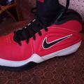 Nike Shoes | Authentic Nike Unisex Tennis Shoes Size 5.5 Fits 7 On Women | Color: Red/White | Size: 5.5