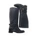 Kate Spade Shoes | Kate Spade Sutton Quilted Riding Boots Size 9m Black Pull On With Straps And Buc | Color: Black | Size: 9