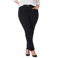 Plus Size Women's Sateen Stretch Curvy Pant by Catherines in Black (Size 28 W)