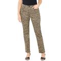 Plus Size Women's Secret Slimmer® Pant by Catherines in Animal Print (Size 24 WP)