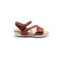 Wide Width Women's Denia Sandal by Hälsa in Red (Size 8 1/2 W)