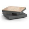 Table basse Elias, Anthracite, 70 x 34 cm Vicco