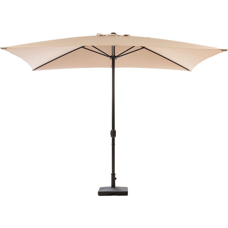 Sonnenschirm – Sonnenschirm Rechteckig – 150 x 250 cm – Gartenschirm Kippbar – Taupe – taupe