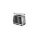 Russell Hobbs - Grille Pain [Pour 2 Tranches] Luna Gris Inox (2 Fentes extra larges, 6 Niveaux de