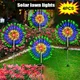 Lampes solaires d'extérieur de jardin lot de 4 led éclairage de Globe d'herbe imperméable feu