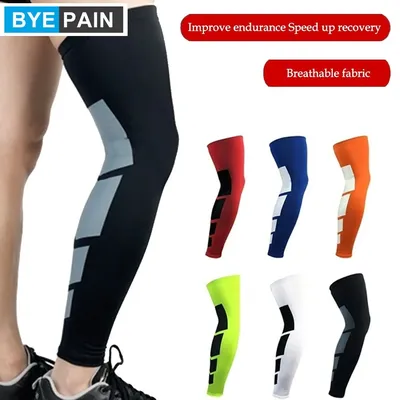 BYEPAIN – manchon de jambe antidérapant Compression pleine longueur Support d'attelle de mollet et