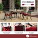 Arden Selections ProFoam 19 x 22 in Outdoor Deep Seat Back Cushion Cover