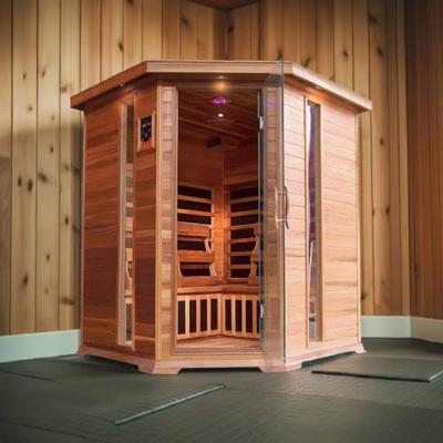 SunRay Bristol Bay 4-person Indoor Infrared Corner Sauna