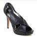 Coach Shoes | Coach Women's Adelle Criss-Cross Pump Sandals Q1521 Black Calf | Color: Black | Size: 9b