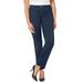 Plus Size Women's Secret Slimmer® Pant by Catherines in Navy (Size 32 W)