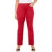 Plus Size Women's Secret Slimmer® Pant by Catherines in Classic Red (Size 28 W)