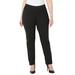 Plus Size Women's The Curvy Knit Jean by Catherines in Black (Size 1XWP)