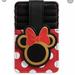 Disney Bags | Disney Parks Minnie Bow Credit Card Wallet New | Color: Black/Red | Size: Os