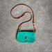 Dooney & Bourke Bags | D&B Y2k Green Teal Crossbody Purse Bag | Color: Green/Tan | Size: Os
