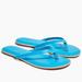 J. Crew Shoes | J. Crew Easy Summer Flip-Flops Azure Pool Padded Foot Bed Thong Sandals | Color: Blue | Size: Various