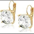 Kate Spade Jewelry | Kate Spade New York Kate Spade Earrings Small Square Leverback Earrings | Color: Gold | Size: Os