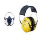 3M Atemschutz-Maske 4251+, A1P2, Halbmaske für Farbspritzarbeiten, 1 Maske Peltor Optime I Kapselgehörschutz H510A mit weichen Polstern – leichter Gehörschutz, SNR: 27 dB, gelb, 1-er-Pack