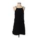 Free People Casual Dress - Shift: Black Solid Dresses - Used - Size Small