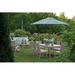 Summer Classics Club Patio Dining Side Chair w/ Cushions, Linen in Gray | 37.75 H x 19.75 W x 24.5 D in | Wayfair 333131+C3116455W6455