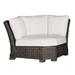 Summer Classics Rustic Woven Sectional Corner Wicker/Rattan in Black | 32 H x 48 W x 48 D in | Outdoor Furniture | Wayfair 37692+C058H6457N