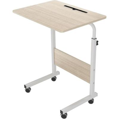 Laptoptisch 60x40cm höhenverstellbarer PC-Tisch mit Rollen,Betttisch, Beistelltisch,kleiner Image