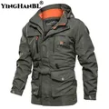 Respirant Bomber Veste Hommes 2022 Printemps Automne Multi-poches Militaire Tactique Vestes