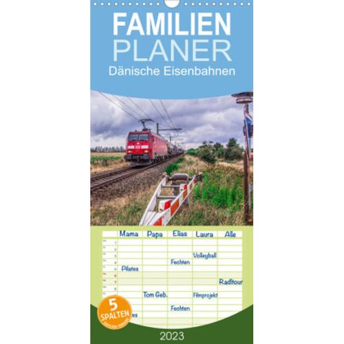 Familienplaner Dänische Eisenbahnen (Wandkalender 2023 , 21 Cm X 45 Cm, Hoch)
