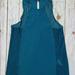 Athleta Tops | Athleta Racerback Tank Top Lagoon Teal Blue Size Xs Extra Small Eeuc | Color: Blue/Green | Size: Xs