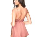 Victoria's Secret Intimates & Sleepwear | New Very Sexy Chantilly Lace Babydoll Slip Pink Small | Color: Cream/Tan | Size: S