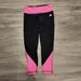 Adidas Pants & Jumpsuits | Adidas Workout Leggins Pink Black Women's Xs | Color: Black/Pink | Size: Xs