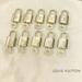 Louis Vuitton Accessories | Louis Vuitton Lv 10 Set Padlock Key Charm Cadena Gold-Plated France 35jf455 | Color: Gold | Size: W 0.8 X H 1.6 X D 0.4 " (Approx.)