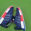 Adidas Shoes | Adidas Originals Nmd_r1 Mens Running Trainers Sneakers Size 9 | Color: Blue/Red | Size: 9