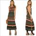 Free People Dresses | Free People | Nwot Knit Maxi Dress - Multi Color, Size Small | Color: Green/Orange | Size: S