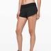 Lululemon Athletica Shorts | Lululemon Womens Black Speed Up Shorts Elastic Waist Athletic Size 4 | Color: Black | Size: 4