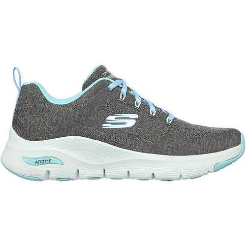 SKECHERS Damen Freizeitschuhe ARCH FIT - COMFY WAVE, Größe 37 in Grau