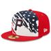 Men's New Era Red Pittsburgh Pirates 2022 4th of July On-Field 59FIFTY Fitted Hat