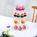 Prep & Savour Azoriah 11.81" 4 Tier Clear Cupcake Stand w/ LED Light String Cupcake Display Party Decor | 11.81 H x 11.81 W in | Wayfair