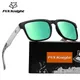 Fox Knight-Lunettes de soleil polarisées UV400 pour homme verres carrés résistants aux UV