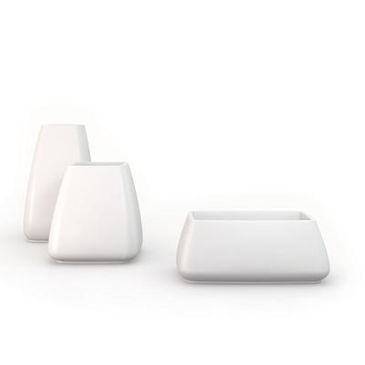 Vondom »NOMA« Maceteros Outdoor Pflanzengefäß 100x50 cm / White / Basic Matt Image
