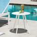 VredHom Outdoor Indoor Aluminum Side Table End Table