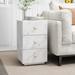 13.77" Wide Nightstand with Drawers