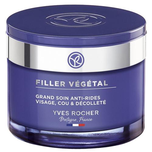 Yves Rocher – Filler Végétal Anti-Falten Intensivpflege Gesicht, Hals Tagescreme 75 ml